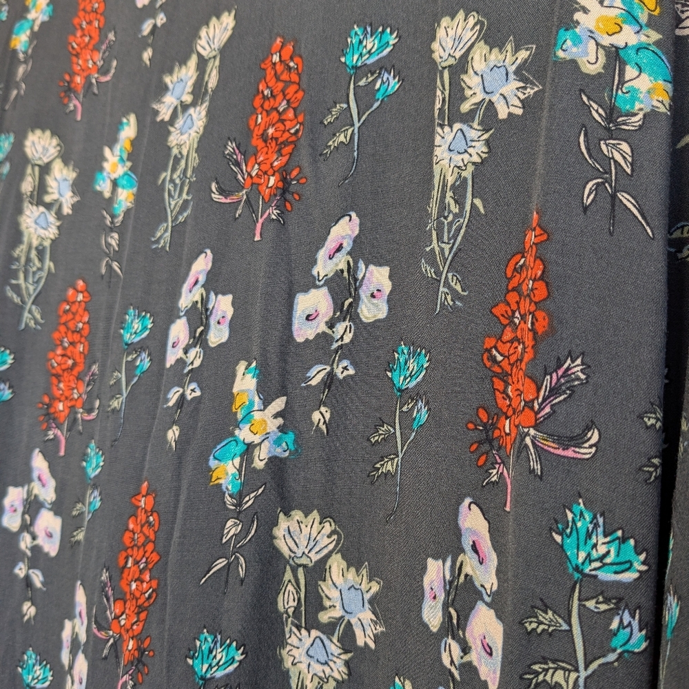 NATURAL LIFE Dark Green Floral Maxi Dress - Picture 5 of 7